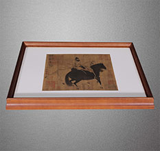 鹤城书画装裱配框服务案例